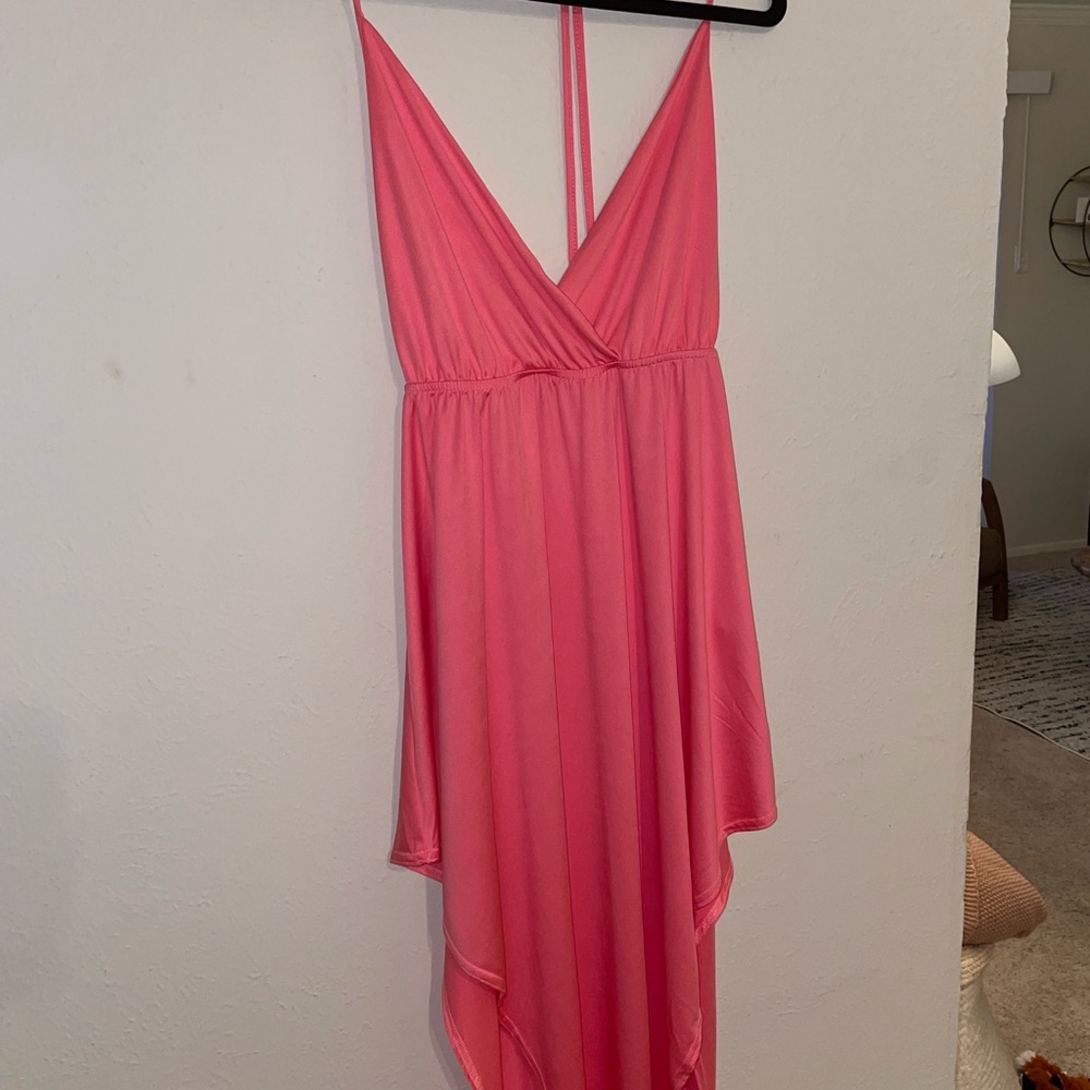 Medium High Low silk dress - Picture 3 of 5